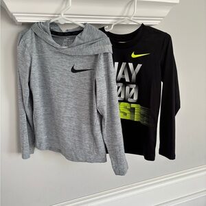 Like new! Set of 2 Long Sleeve Nike Shirts- Size 7